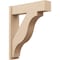 Ekena Millwork 8-in W x 32-in D x 38-in H Funston Block Rough Cedar Woodgrain TimberThane Outlooker, Primed Tan OUTUR080X32X38FST44RCPR - alternate 1